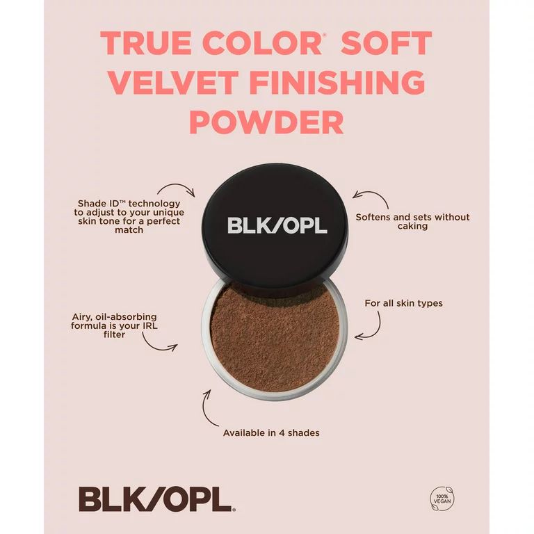 Black Opal True Color Soft Velvet Finishing Powder, Medium | Walmart (US)