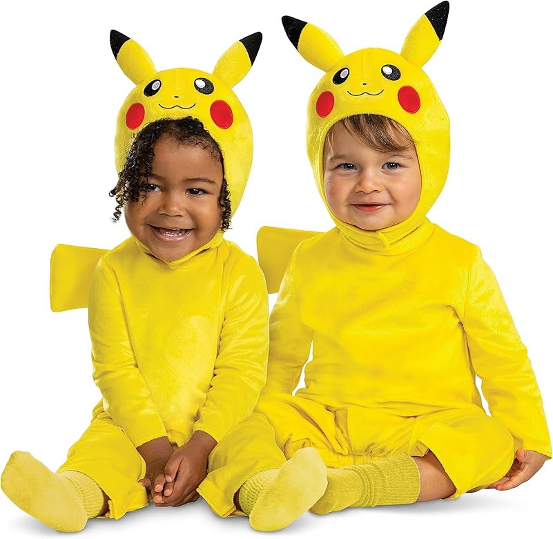 Disguise Pikachu Costume Romper, Official Pokemon Toddler Outfit and Headpiece | Amazon (US)
