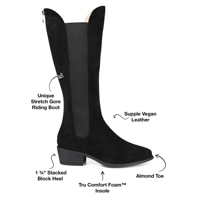 Brinley Co. Womens Tru Comfort Foam™ Extra Wide Calf Knee High Boot | Walmart (US)