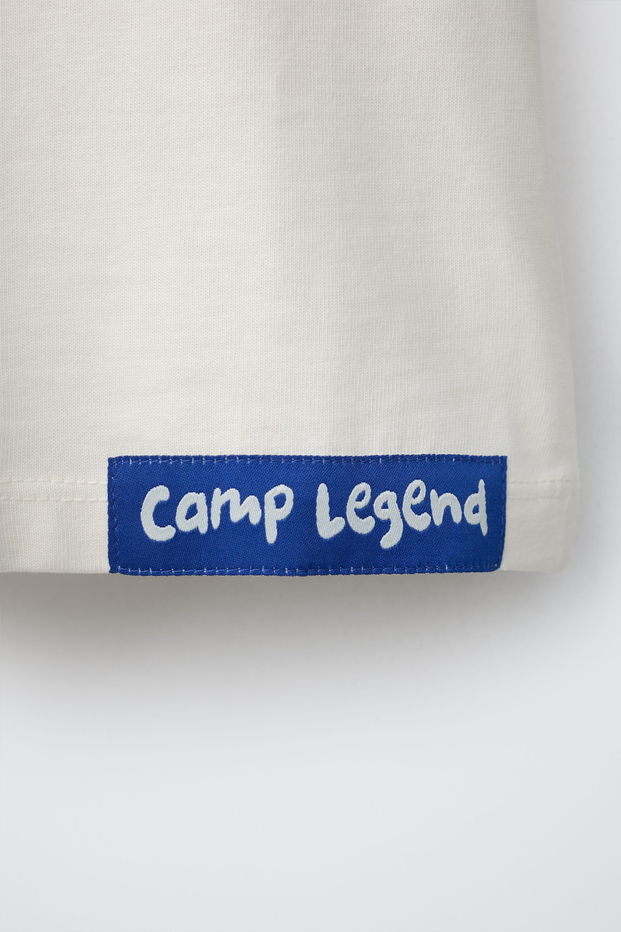 RAGLAN SHORT SLEEVE TEE WITH TEXT PRINT | Zara US