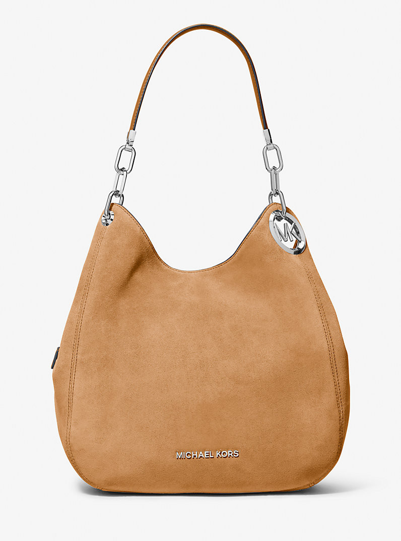 Lillie Large Suede Shoulder Bag | Michael Kors CA
