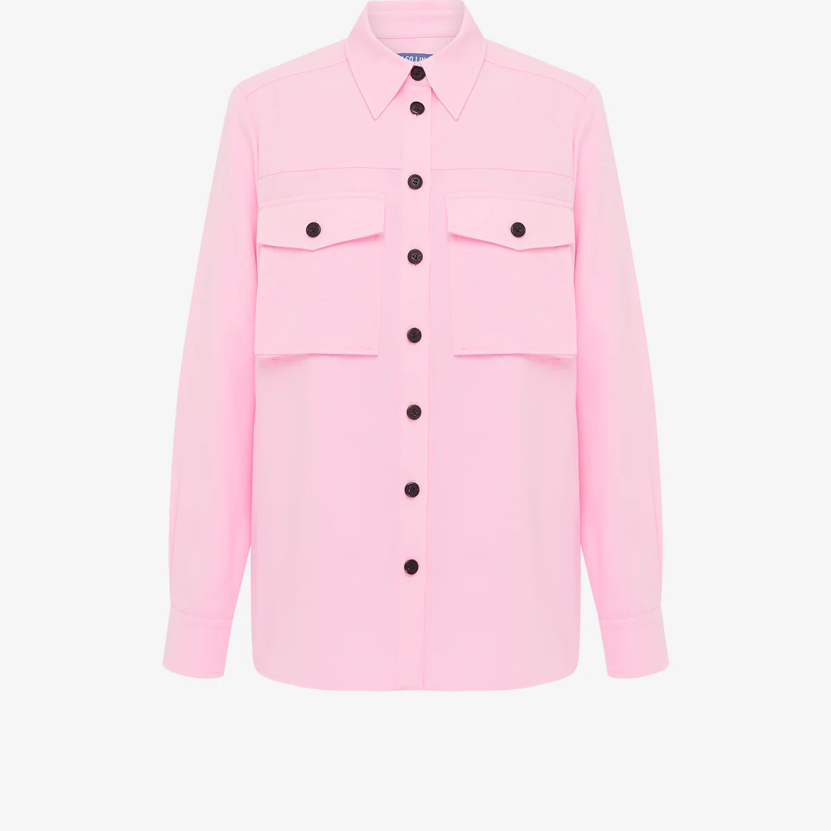 Mavis Pocket Shirt - Baby Pink | LEO LIN US
