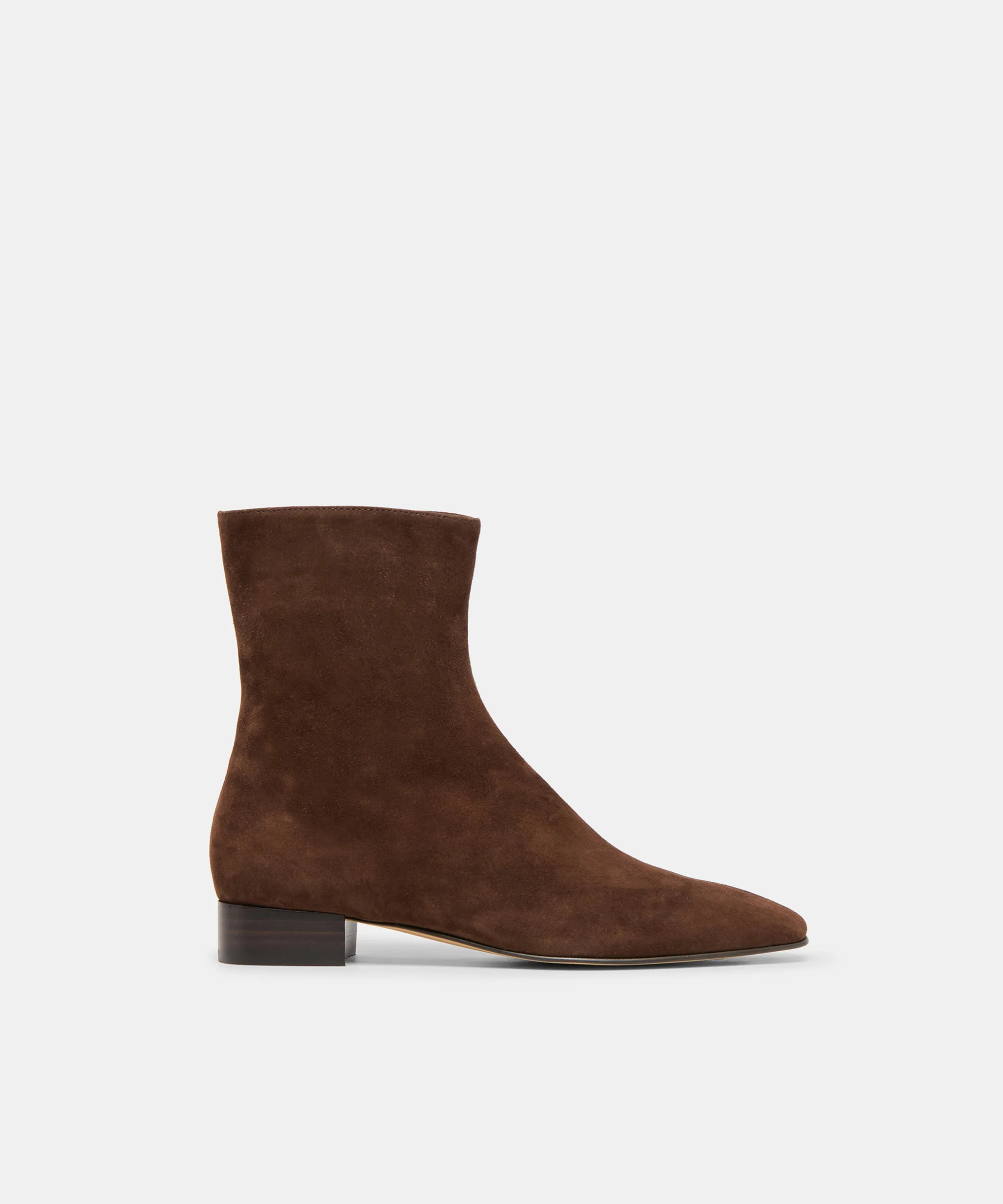 TARINE BOOTIES DK BROWN NUBUCK | Shop.app