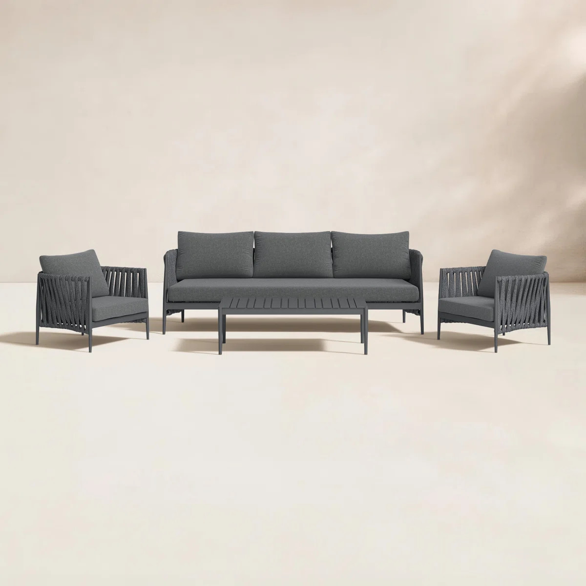 Zeke 4-Piece Deep Seating Set | Wayfair North America