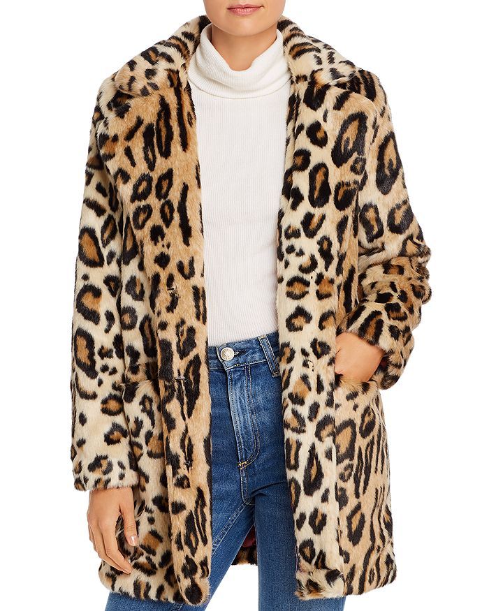 Margot Faux-Fur Leopard-Print Coat | Bloomingdale's (US)