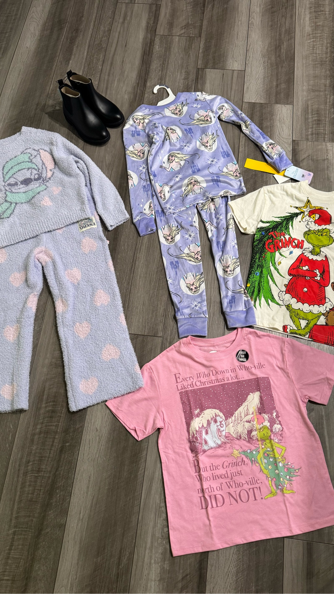 Recent target haul for Jaden & jayana! I grabbed a grinch tee for Jaden & pjs (not pictured) and grabbed a fun two piece boucle set for jayana. They’re currently having their cyber week/Monday sale! Everything was at such great prices 😍 if you need any holiday outfits they have some really cute styles

#LTKCyberWeek #LTKSaleAlert #LTKKids