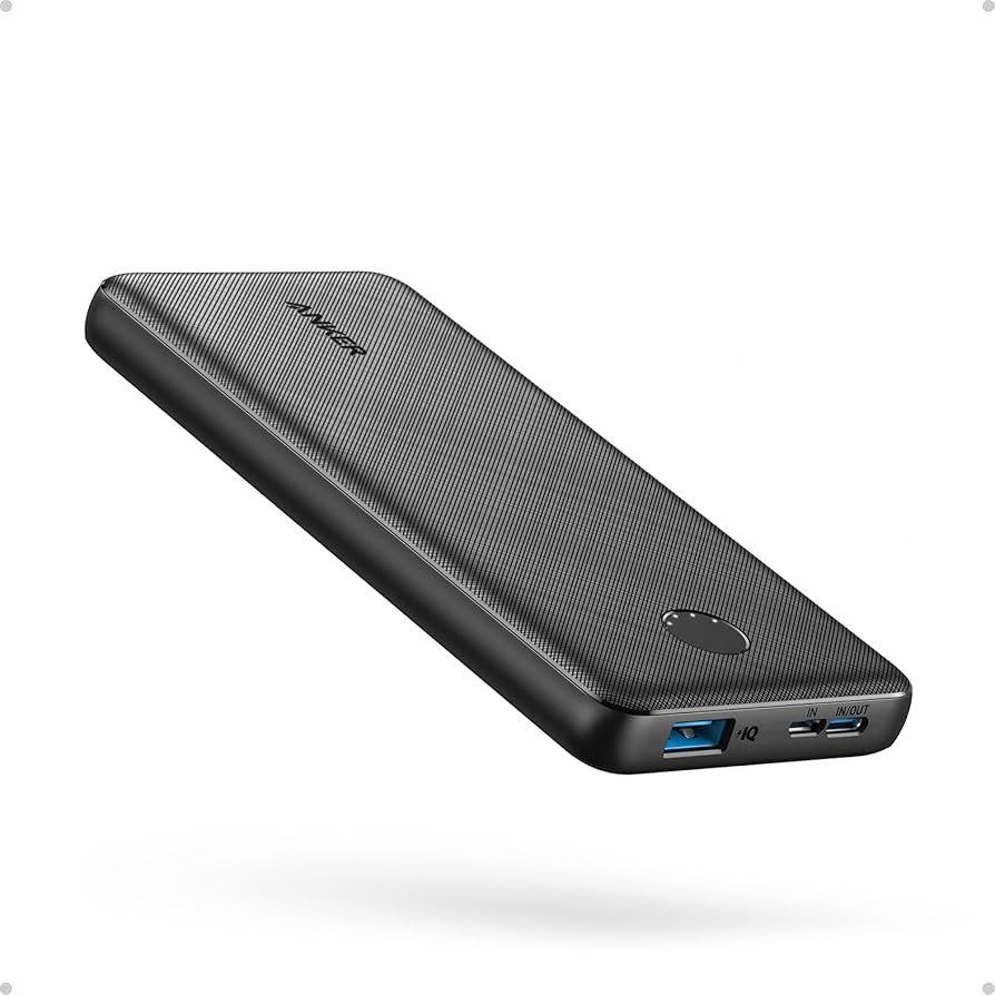 Anker Power Bank(PowerCore 10K), Compact Travel-Ready 10,000mAh Battery Pack with PowerIQ Chargin... | Amazon (US)