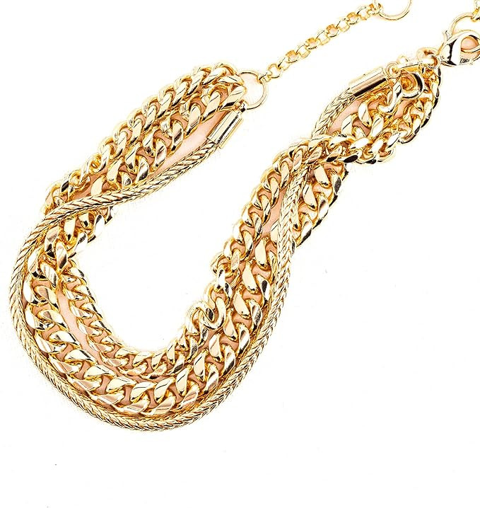 Olivia Welles Bridget Pearl Bracelets for Women in Chain Style, Adjustable Paperclip Link Chain B... | Amazon (US)