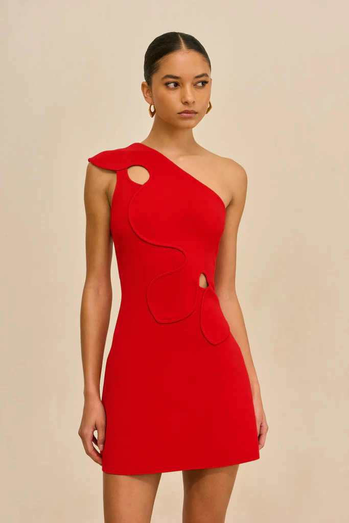 LABELLA KNIT DRESS - VERMILION | Cult Gaia - US