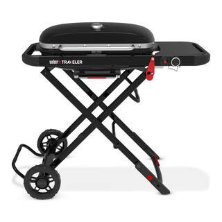 Traveler 40 in. Portable Propane Gas Grill in Black | The Home Depot
