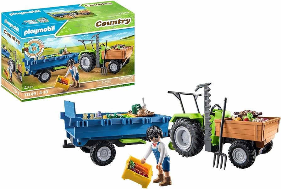 Playmobil Harvester Tractor with Trailer | Amazon (US)