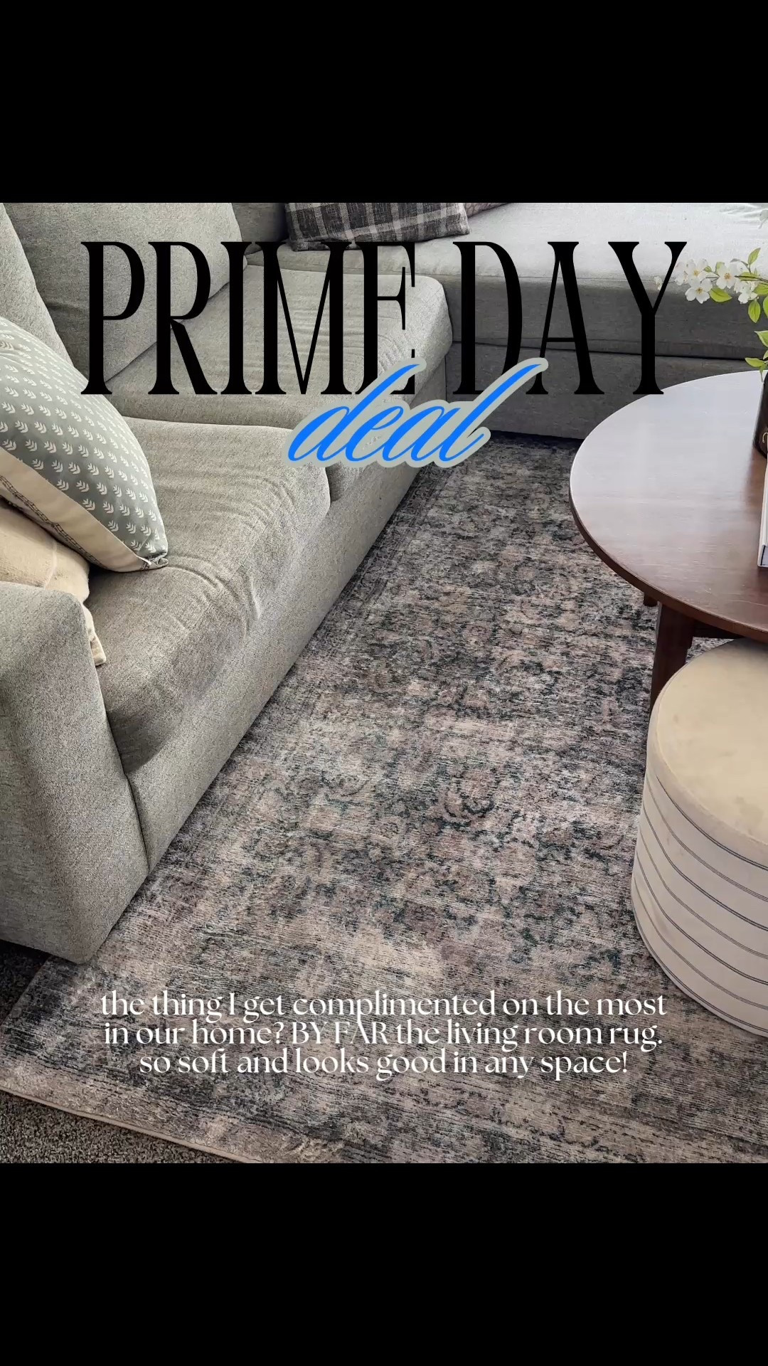 My living room rug is one of my favorite things in our home, and by far the most complimented. So soft and goes perfectly in our space!

#LTKStyleTip #LTKSaleAlert #LTKHome