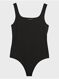 Scoop-Neck Thong Bodysuit | Banana Republic Factory