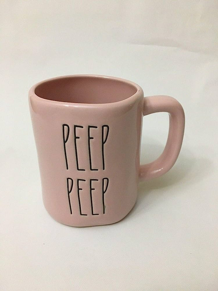Rae Dunn by Magenta Pink Peep Peep Mug | Amazon (US)
