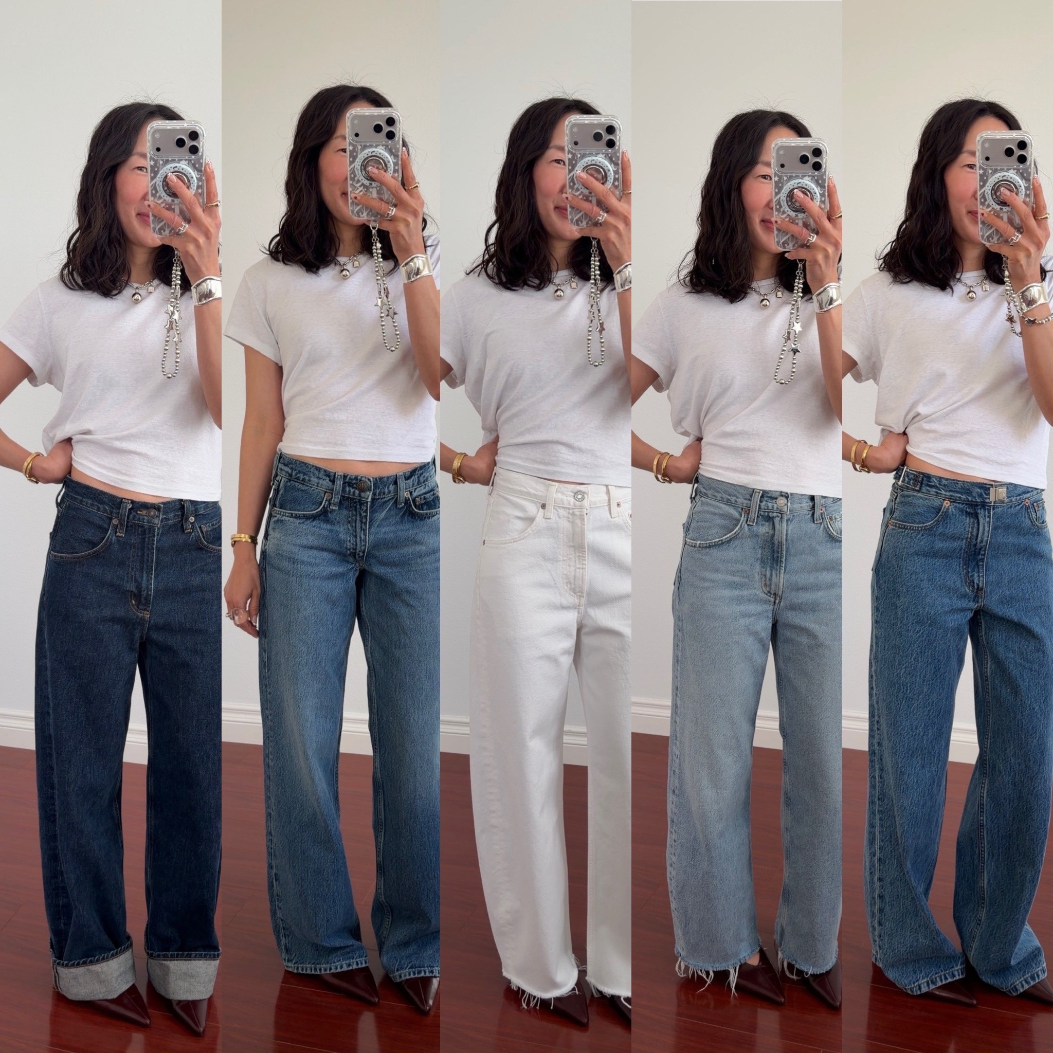 Wearing a 23 in all!