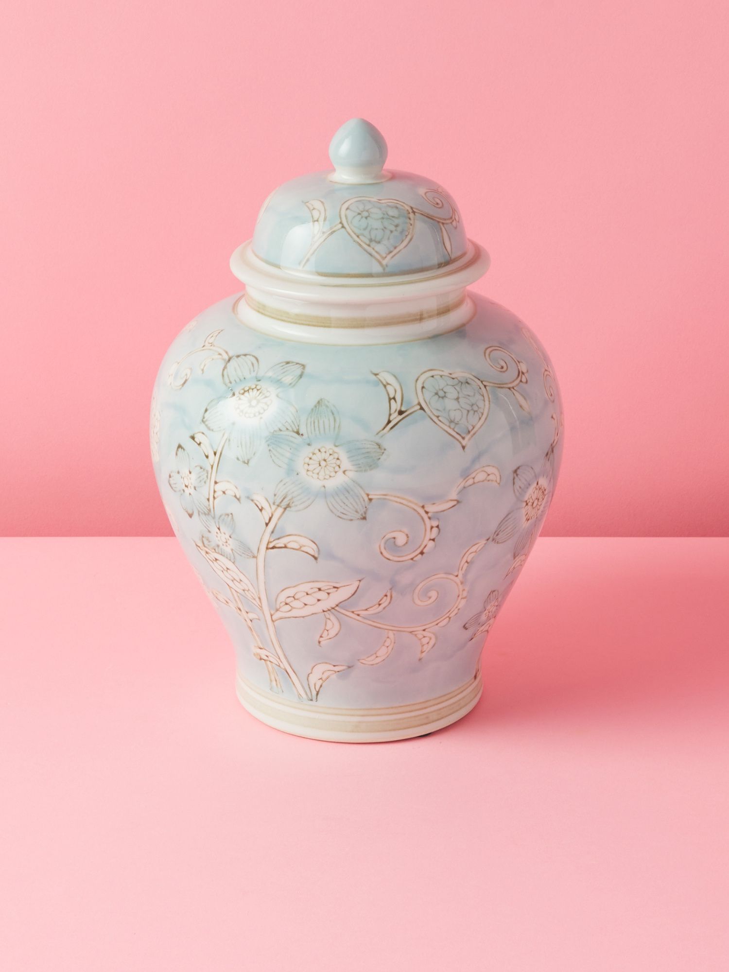 12in Chinoiserie Decorative Jar | Decorative Objects | HomeGoods | HomeGoods