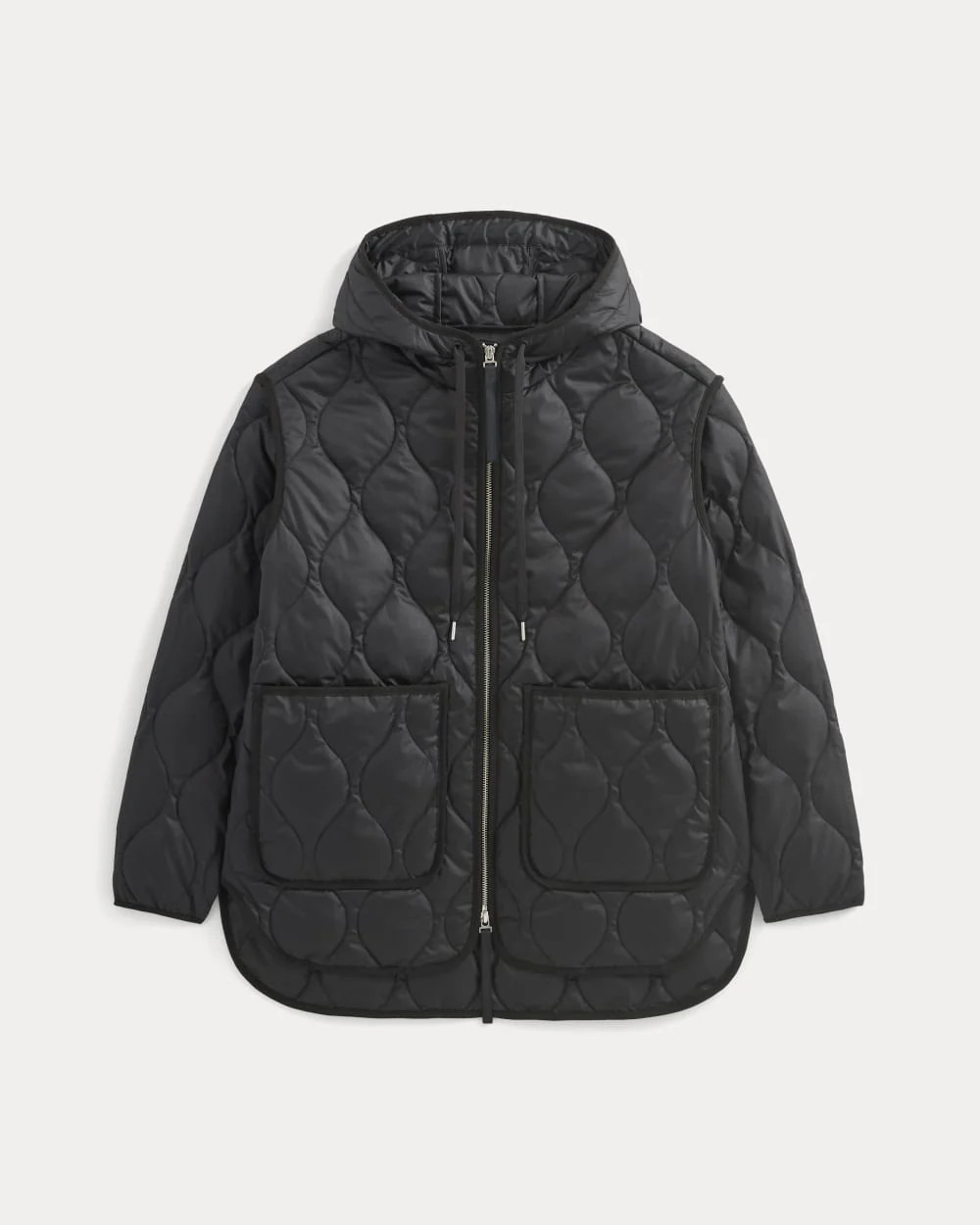 ReNew Quilted Hooded Liner | Lichen Green | Everlane