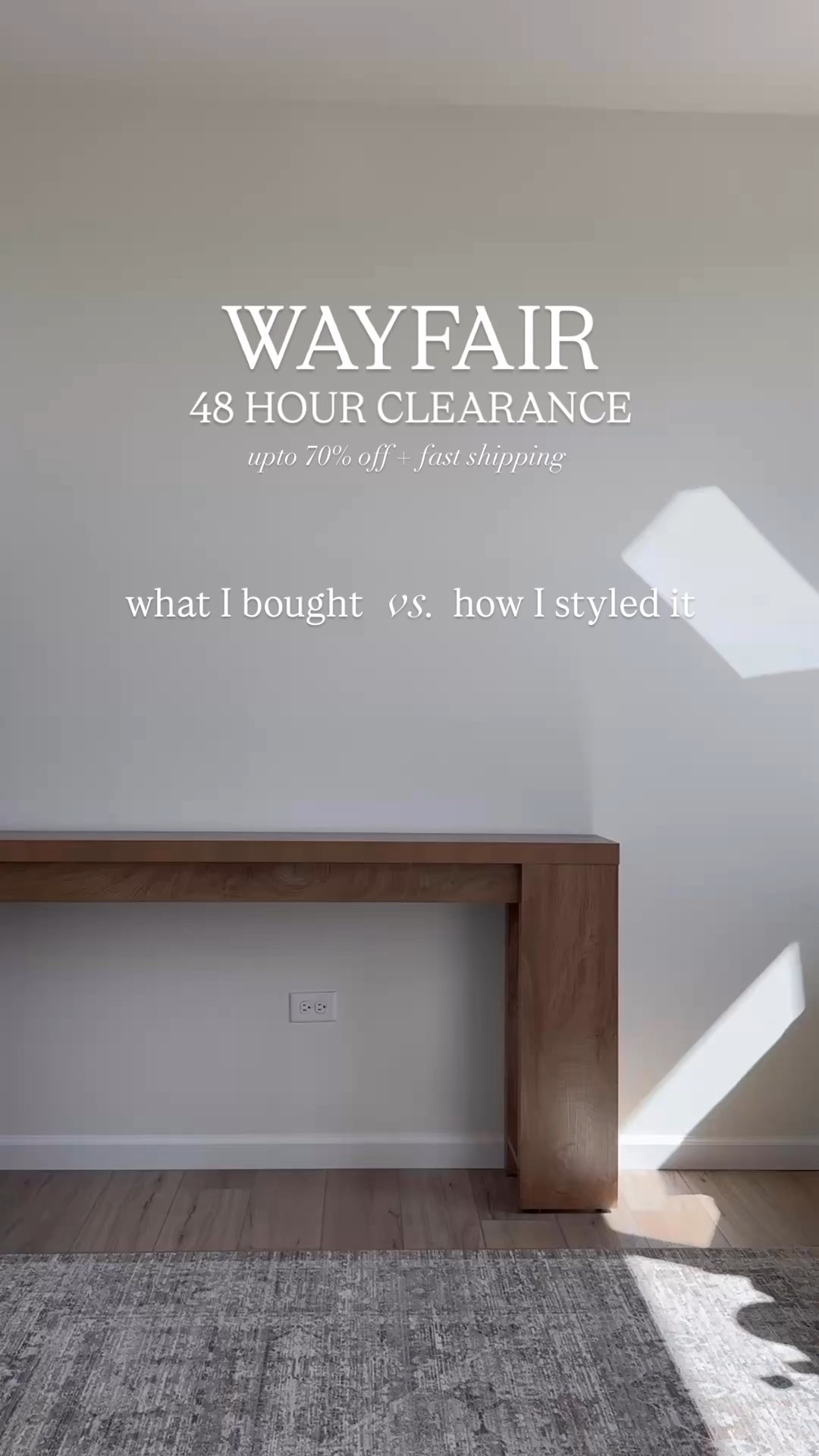 Sharing what I bought vs. how I styled it from the Wayfair 48 Hour Clearance 🤍 So many good finds up to 70% off -  and free delivery over $35!
Linked everything I used to style this space so you can grab it while the sale’s live!
#Wayfair #WayfairPartner @wayfair


#LTKHome #LTKOver40 #LTKSaleAlert