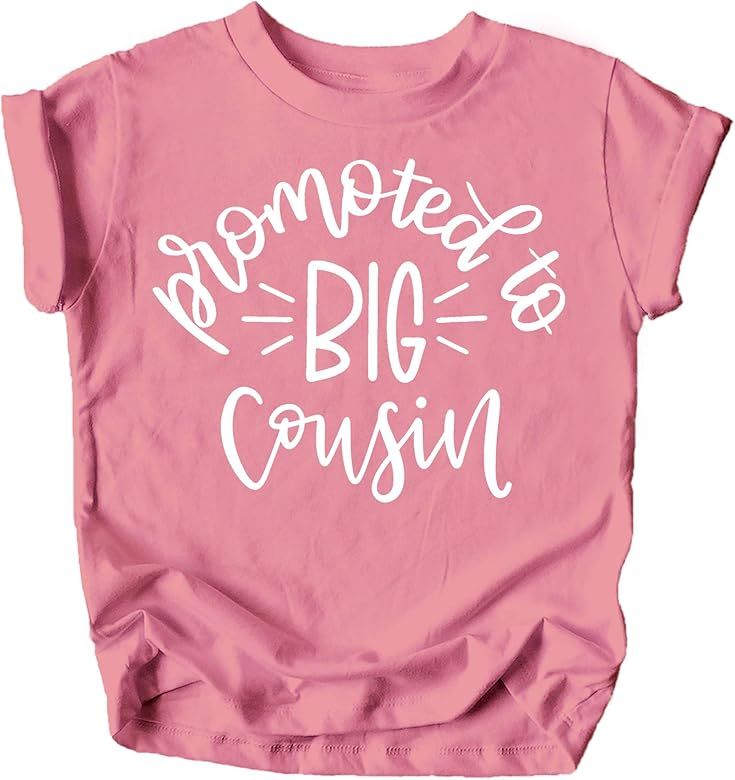Promoted to Big Cousin T-Shirts for Toddler Girls Fun Family Outfits | Amazon (US)
