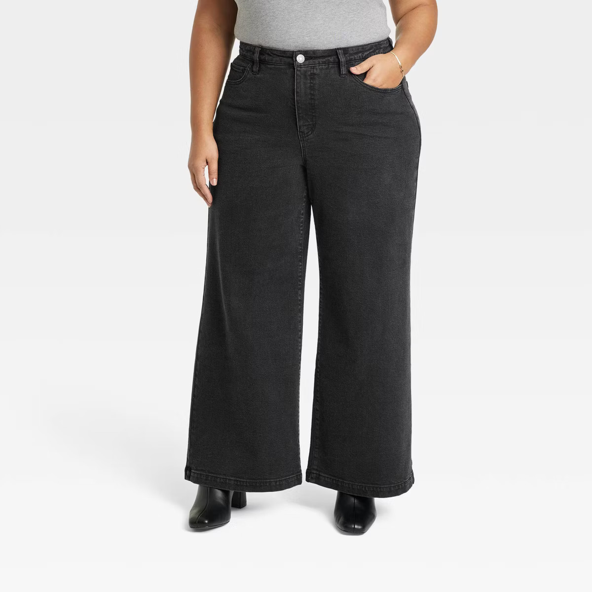 Women's High-Rise Wide Leg Jeans - Ava & Viv™ | Target