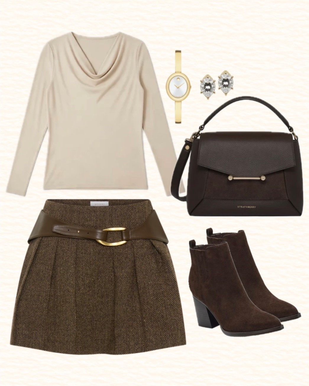 Women’s fall outfit. Fall skirt. Autumn style. Dark brown bag. Suede booties.

#LTKootd #LTKSaleAlert #LTKSeasonal