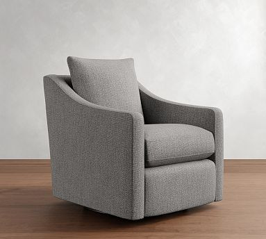 Ayden Slope Arm Swivel Glider | Pottery Barn (US)