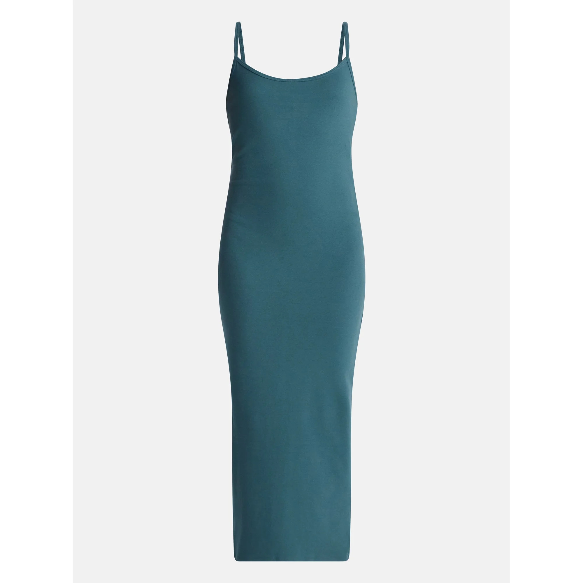 No Boundaries Ribbed Strappy Maxi Dress, Women's and Women's Plus XXS-4X | Walmart (US)