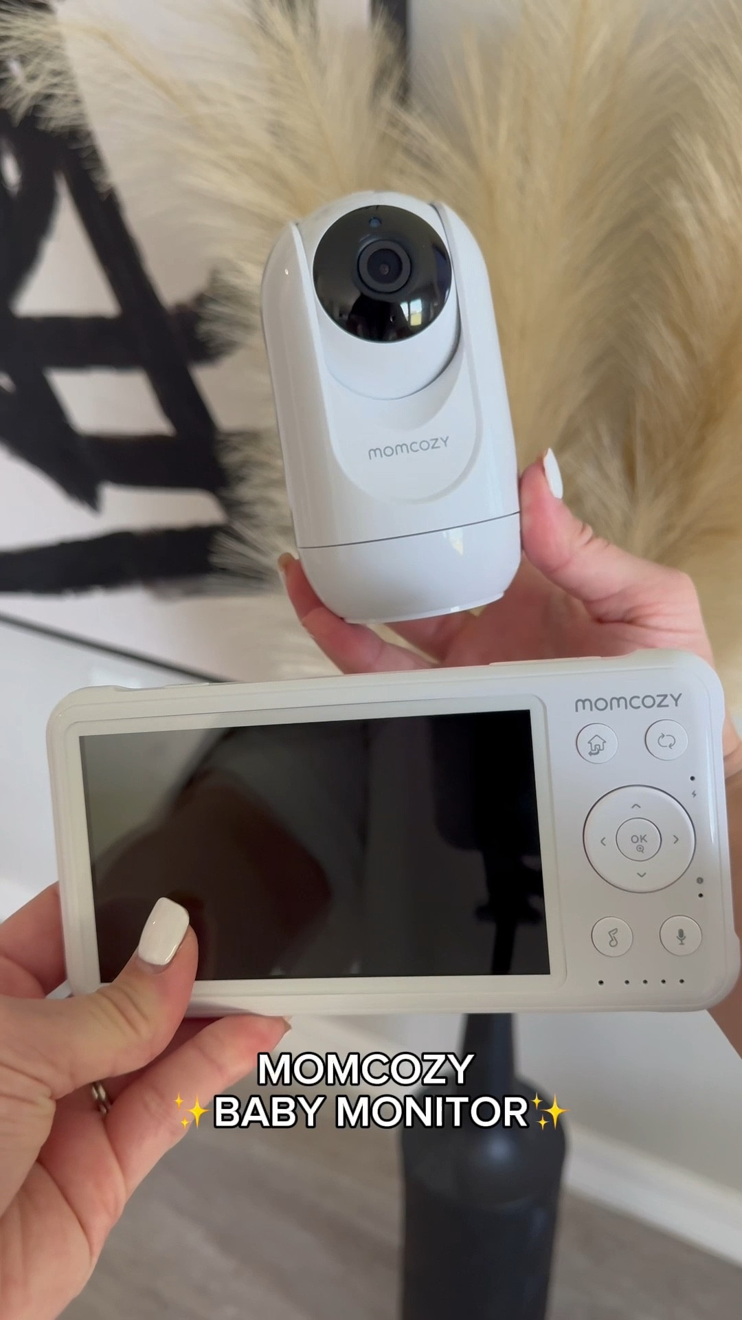 This non-Wifi baby monitor has a large 5-inch display, 1080p HD camera, two-way talk, 4x zoom, easy installation, and connects up to 4 cameras. The quality is so clear, so I always have peace of mind, knowing how my baby is doing!👶🏻

#LTKFamily #LTKBaby #LTKKids