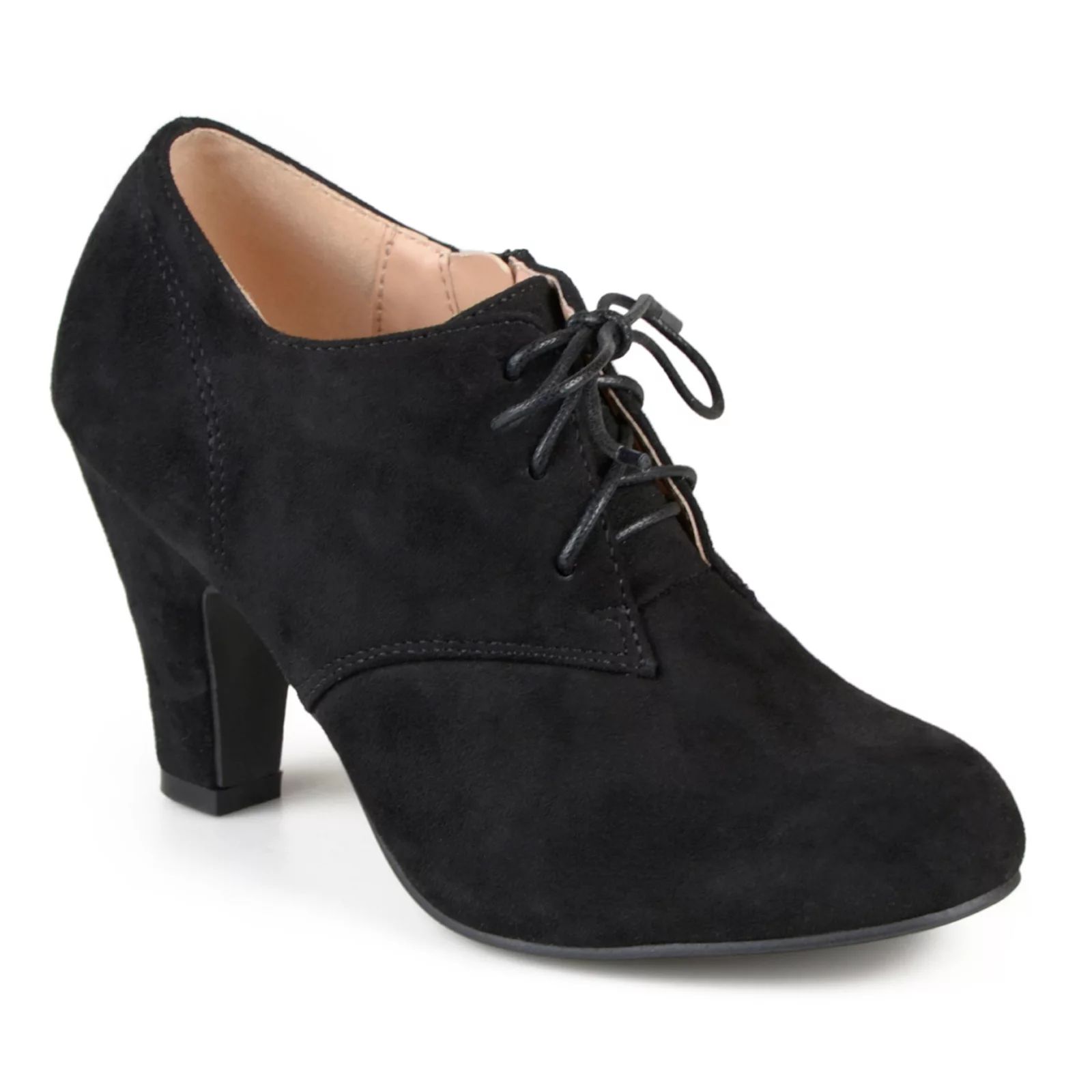 Journee Collection Leona Women's Oxford High Heels, Girl's, Size: 9, Black | Kohl's