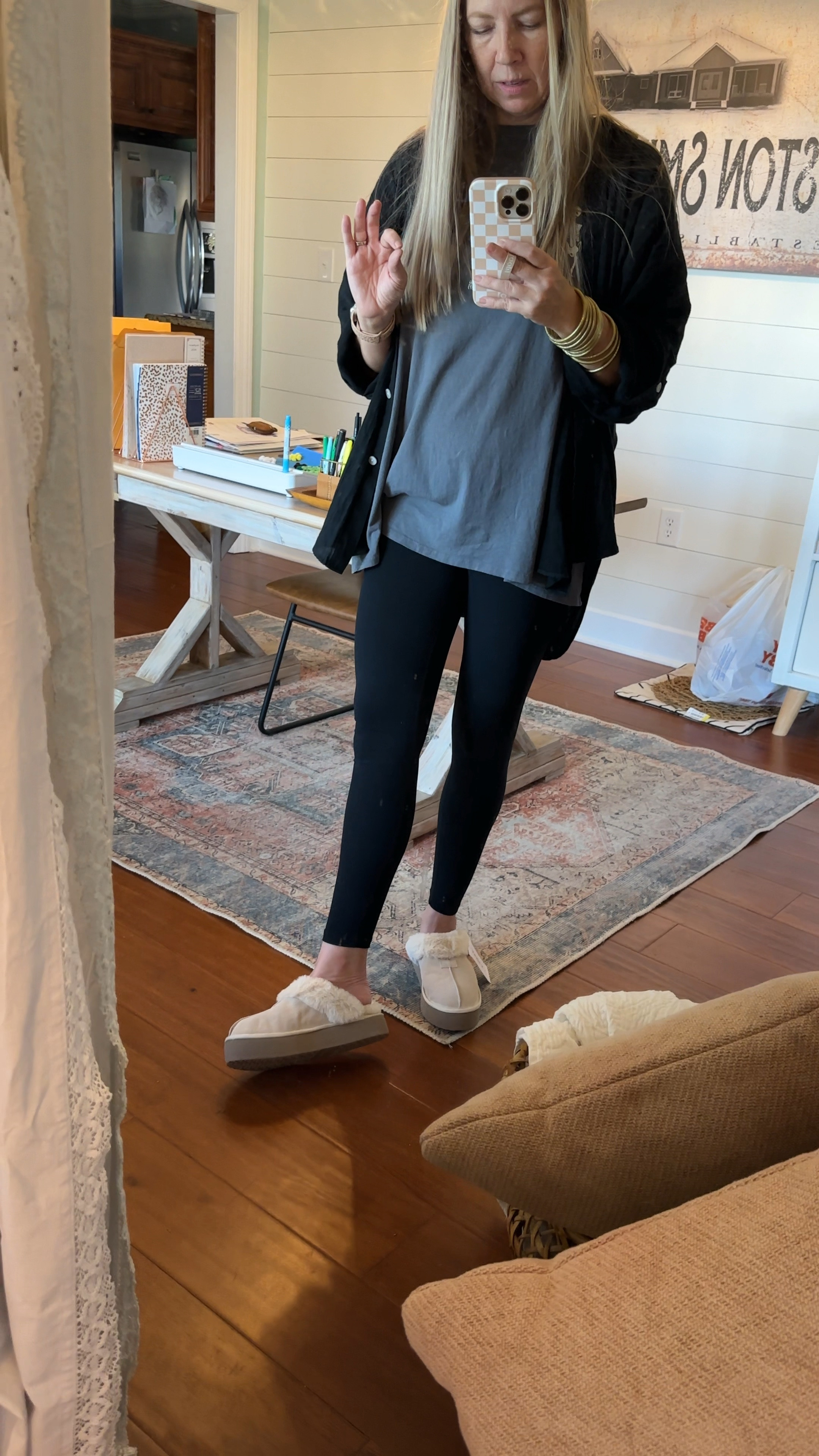 Joyspun Platform Slippers! I have these in the flat brown color and LOVE them. I needed a pair for wearing out to the shop and one for inside the house. (You know I’ll be wearing these for school pickup too 😉). #slippers #houseshoes #cozyslippers

#LTKover40 #LTKSeasonal #LTKGiftGuide