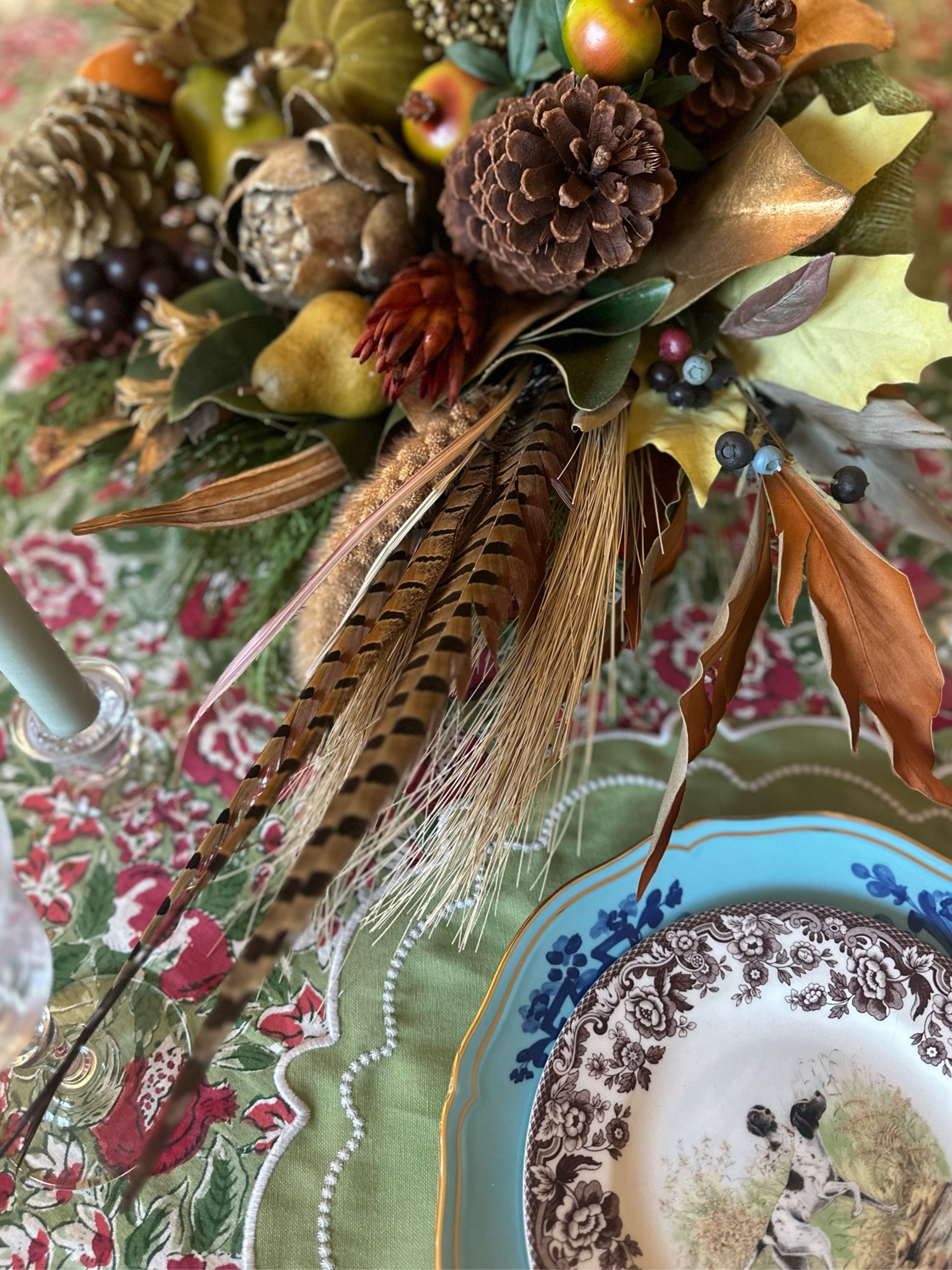Thanksgiving table setting 🤎🍐