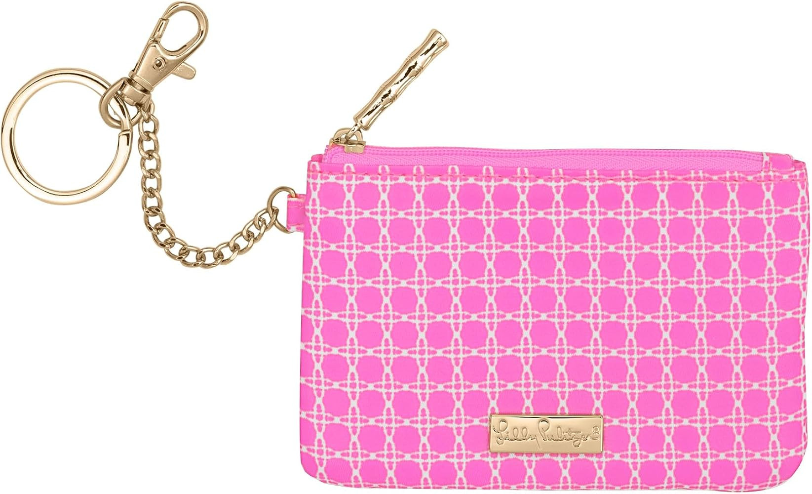 Lilly Pulitzer ID Holder Wallet, Wallet with Zip Close, Cute Card and ID Case for Women, Havana P... | Amazon (US)