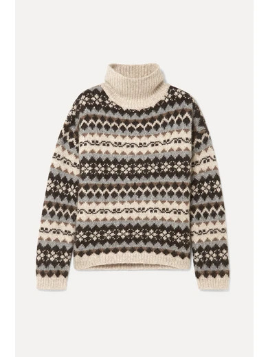 Catalina Fair Isle alpaca-blend turtleneck sweater | NET-A-PORTER (US)