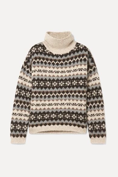 Catalina Fair Isle alpaca-blend turtleneck sweater | NET-A-PORTER (US)