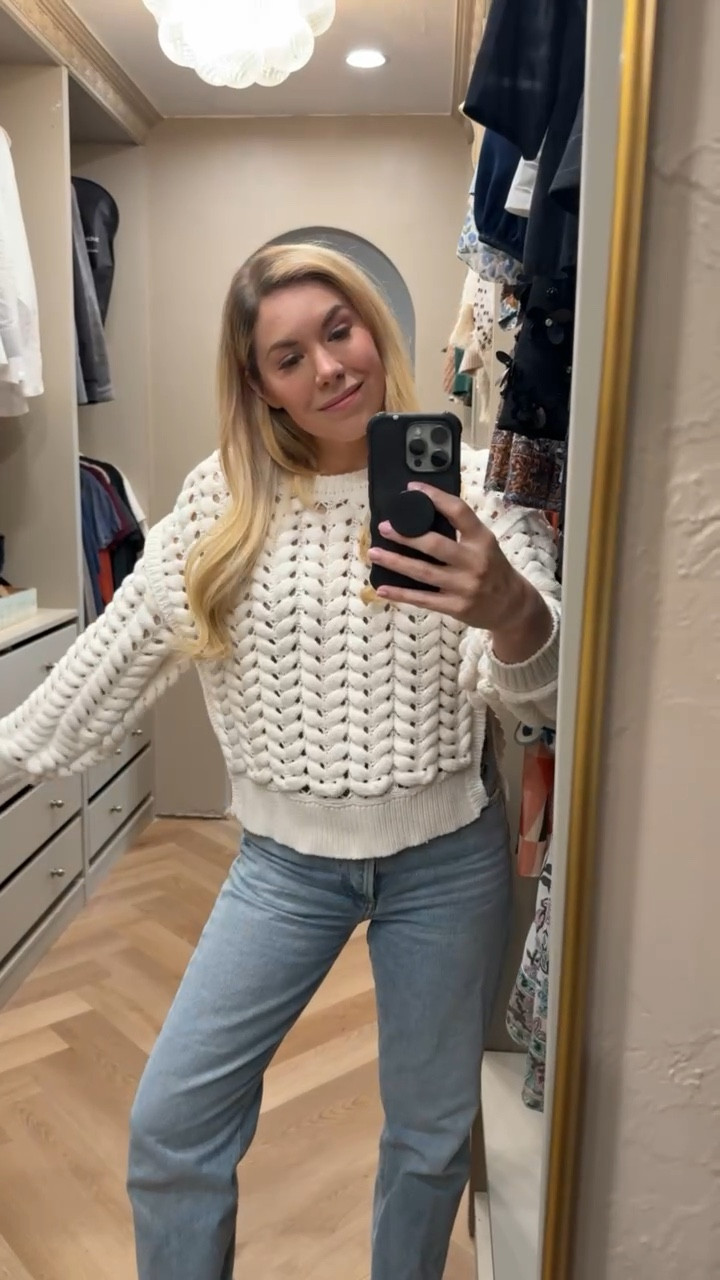 Cutest Target find!
Spring sweater
Sweater 
Jeans 
Agolde 

#LTKdayinmylife #LTKSeasonal