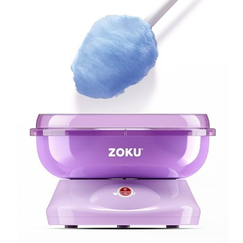 ZOKU Cotton Candy Maker, Countertop Cotton Candy Machine, Includes 10 Paper Cones, Enjoy Homemade Treats in Minutes | Amazon (US)