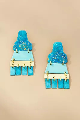 Sibilia Flecos Turquoise Drop Earrings | Anthropologie (US)