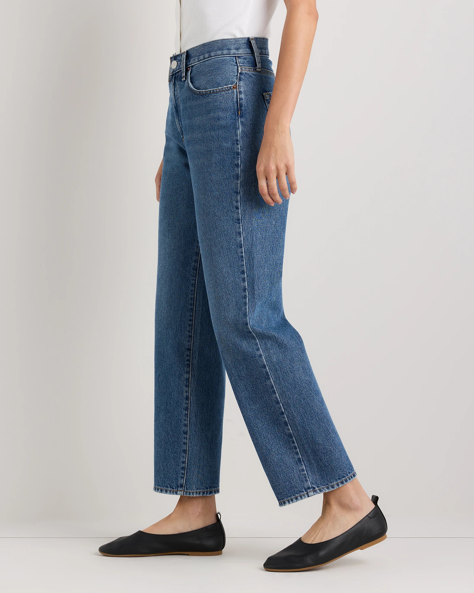 Bella Rigid Straight Jeans | Quince
