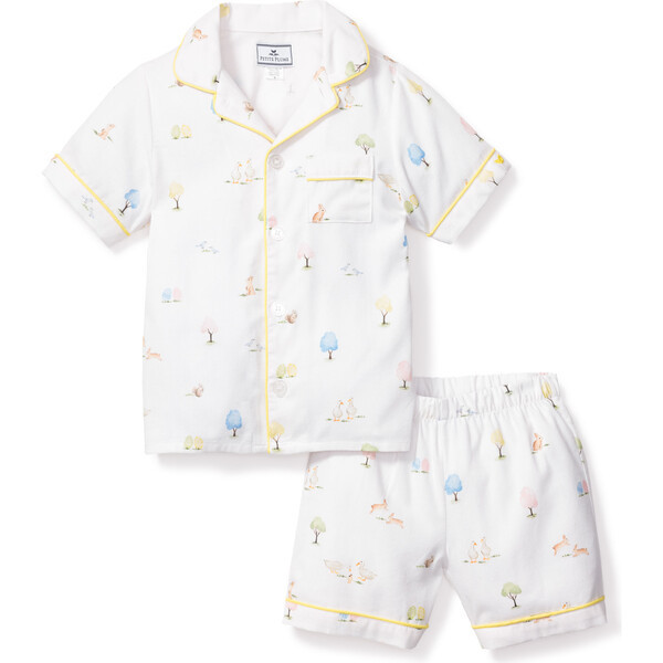 Short Set, Easter Garden - Petite Plume Sleepwear | Maisonette | Maisonette