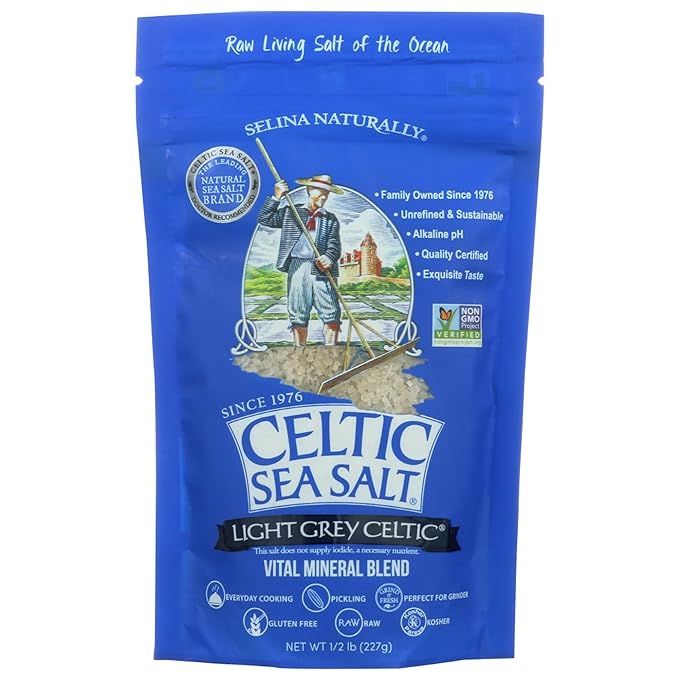 Celtic Sea Salt Light Grey Pouch 8.0 OZ (Pack of 1) | Amazon (US)