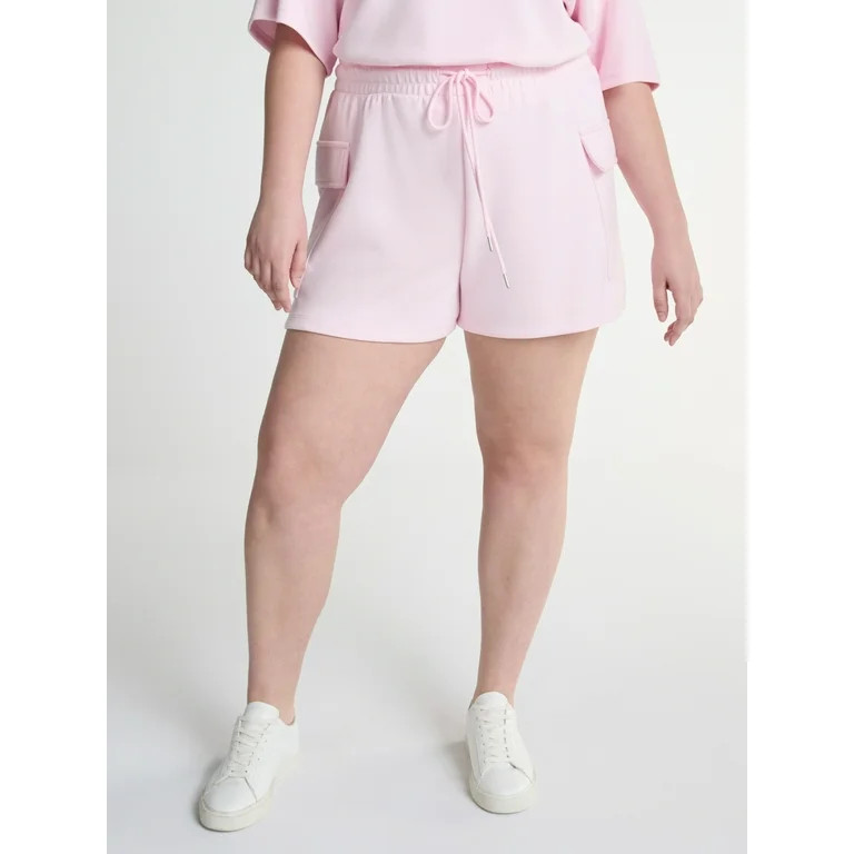 Scoop Women's and Women's Plus Ultimate ScubaKnit Cargo Shorts, Sizes XS-4X | Walmart (US)