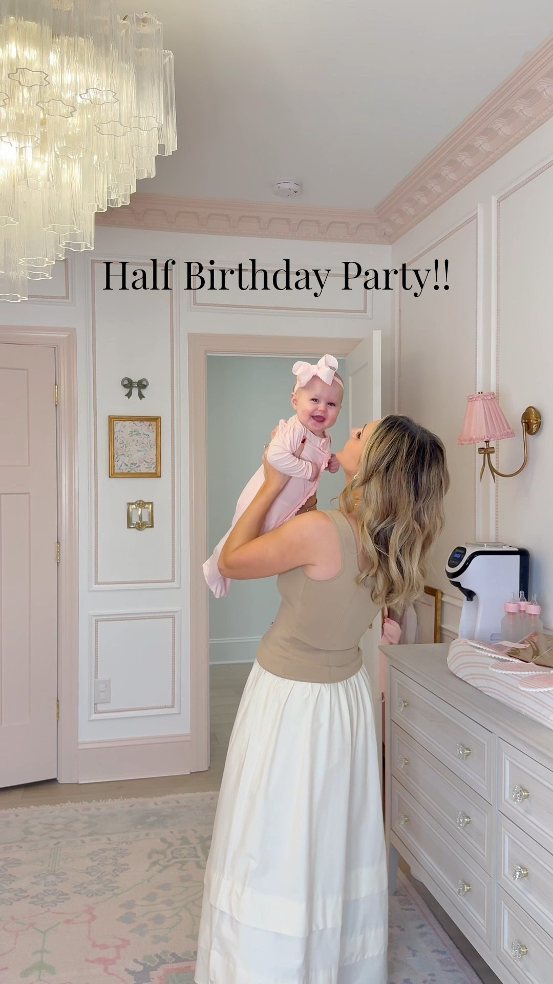 Grandmillenial girly
Girl nursery
Half birthday party
Milestone phots
Nursery decor
Pink and green nursery


#LTKmomlife #LTKHome #LTKBaby