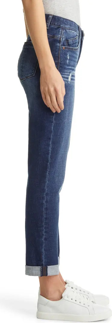 Wit & Wisdom 'Ab'Solution Distressed Girlfriend Jeans | Nordstrom | Nordstrom