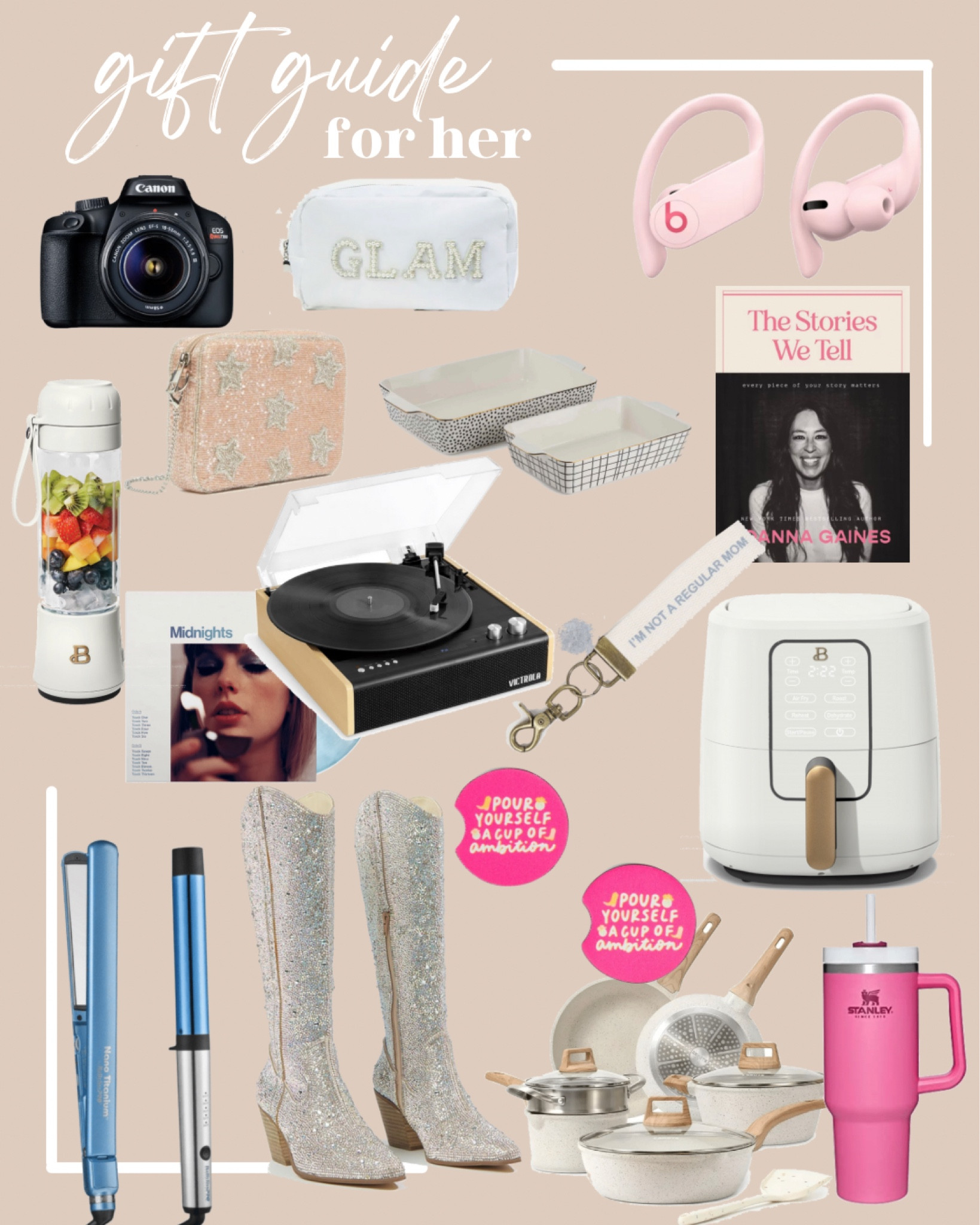 Gift guide for her - trendy gifts for her #giftguide2022 #trendygiftguide #giftguideforher #giftideasforher #teengiftguide #giftguideformom #giftguideforsister #giftguideforfriend

#LTKSeasonal #LTKCyberweek #LTKHoliday
