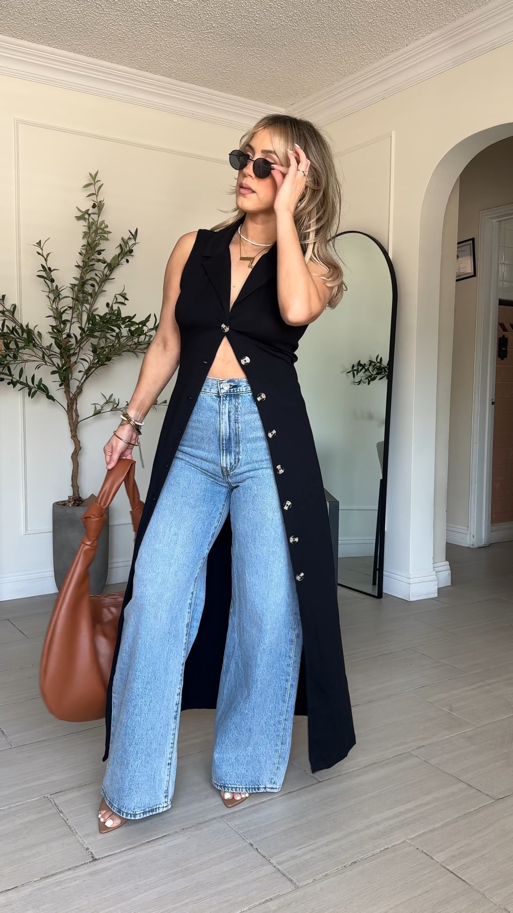 Pre Fall casually chic outfit ❤️🙌🏼

✔️ size 28x32 in jeans! The exact jeans from Levi's are 100% cotton so they don't have much stretch if you're in between sizes I would recommend to size up!
✔️ if you're looking for the same style with more stretch, I would for the target ones that I linked. They are freaking amazing with lots of stretch! 
✔️ Size 4 in vest dress 
✔️ exact Shoes are from Mango but have been sold out for months! Linked very similar ones! 

#LTKFindsUnder100 #LTKU #LTKStyleTip