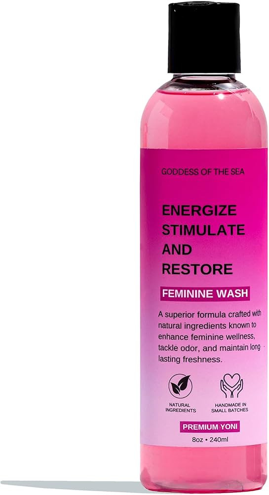 Premium Yoni Feminine Wash – pH Balance Minty Feminine Wash – Natural Ingredients Feminine Ca... | Amazon (US)