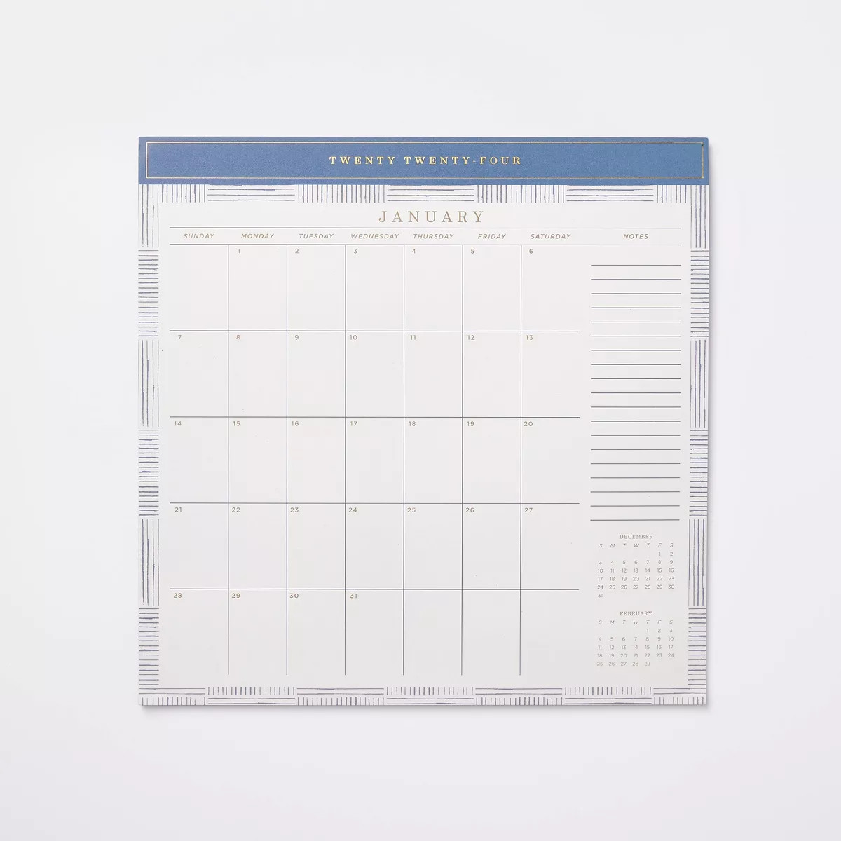 2024 Wall Calendar 12"x12" Gray - Threshold™ | Target