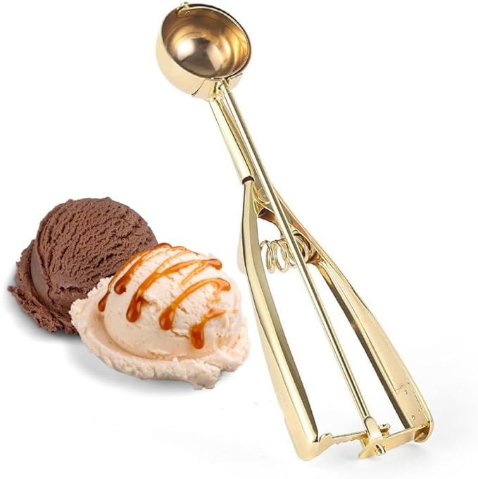 Good Dee's Gold Cookie Scoop, 4 cm, 18/8 stainless steel, easy to use, great for cookies, muffins... | Amazon (US)