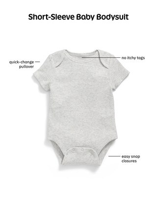 Unisex Short-Sleeve Bodysuit for Baby | Old Navy (US)