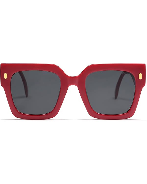 SOJOS Vintage Oversized Square Sunglasses for Women,Retro Womens Luxury Big Large Sun Glasses UV4... | Amazon (US)